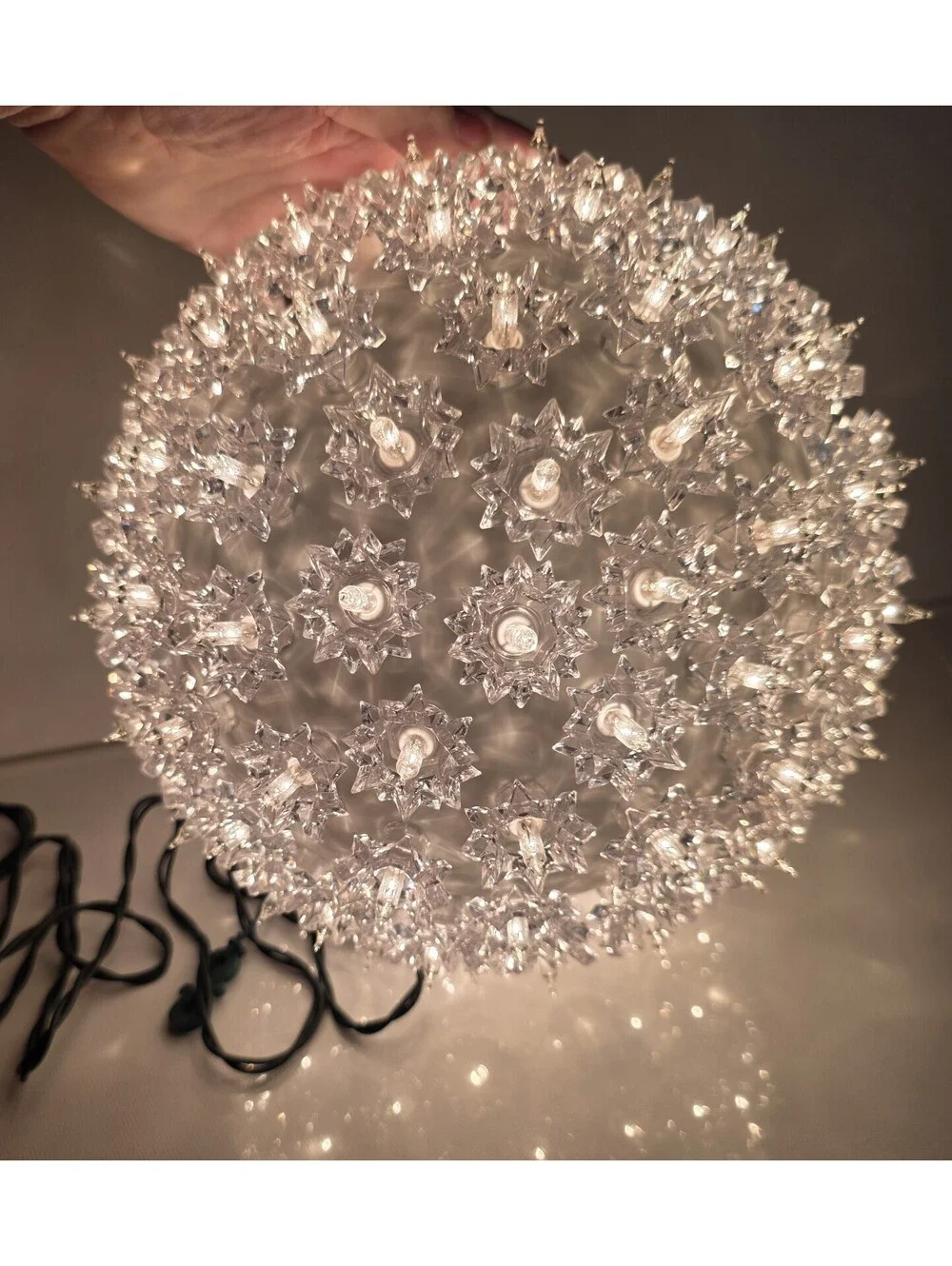 NWOT Pottery Barn Large Lighted Sphere Cluster Starlight Ball Indoor Outdoor Box